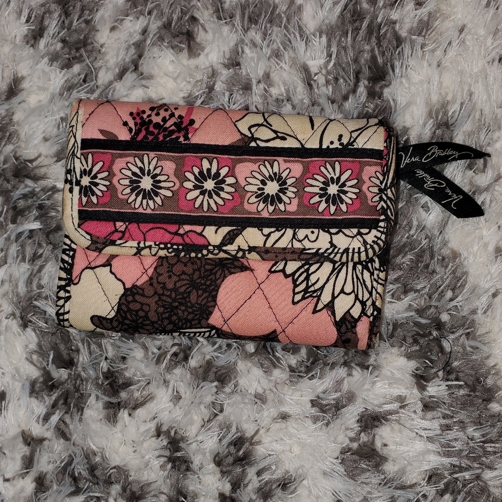 Vera Bradley Mocha Rouge Wallet